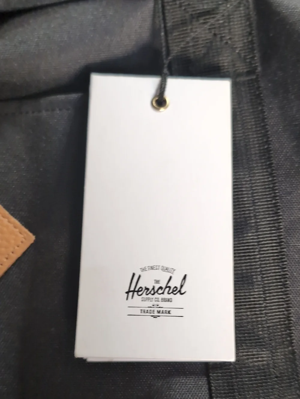 NWT Herschel Supply Co Heritage Duffle Bag Black Brown 37L Travel Weekender